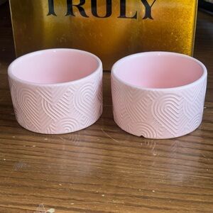 The Bake Shop by Master Class Embossed Pink Ramekins